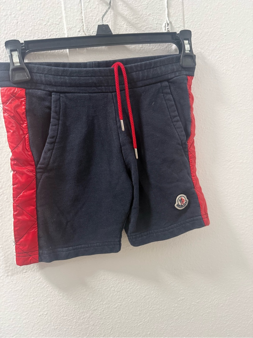 Moncler Boy Blue Cotton Shorts Size 6